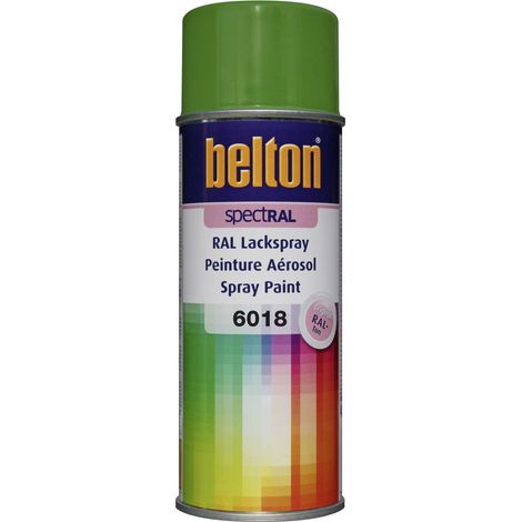 belton SpectRAL Lackspray 400 ml gelbgrün Sprühlack Buntlack Spraylack