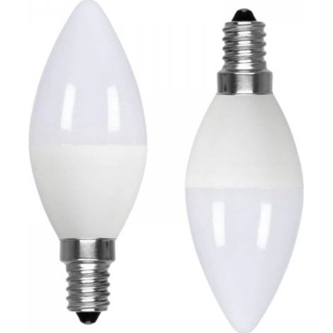 2 Pezzi Lampadina LED E14 C37 Candela 10W 950LM Bianco Neutro 4200K D37X106mm