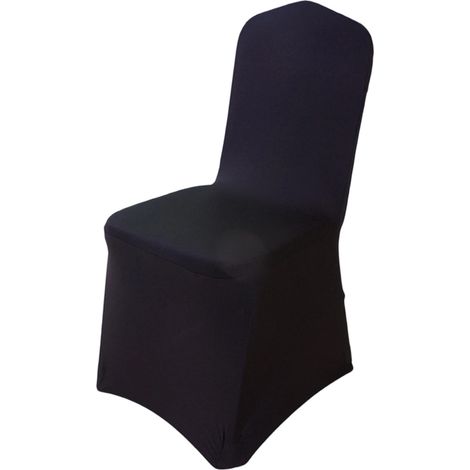 Housses de chaises de banquet extensibles en spandex noir BalsaCircle - Housses de chaises de banquet extensibles en spandex noir BalsaCircle (1/5)