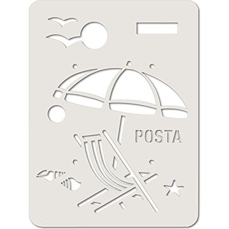 Alubox solo placca esterna ombrellone x cassetta buca lettere posta mia