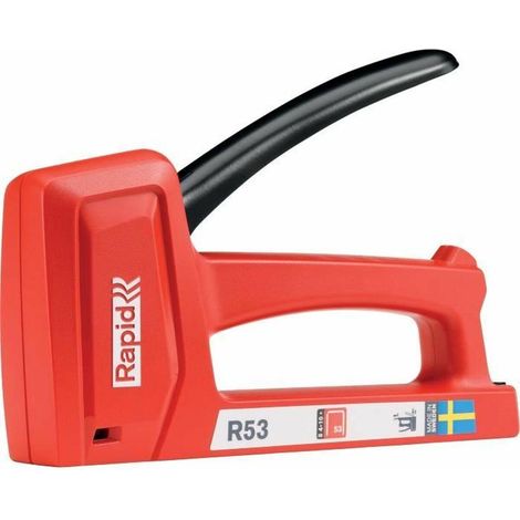 Rapid R53 Grapadora manual compacta de plástico ABS