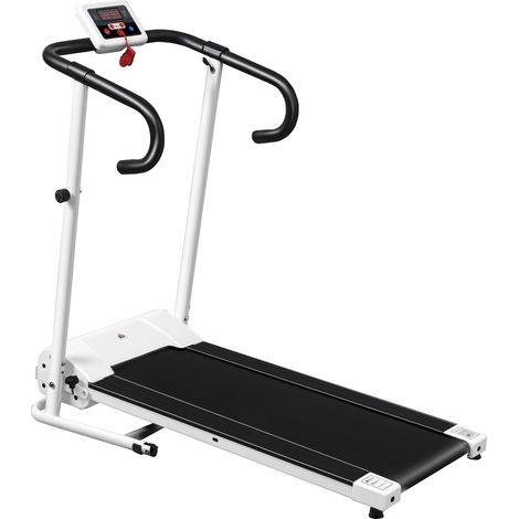 Cinta de Andar Plegable Cinta de Correr Eléctrica Velocidad de 1-10km/h con Pantalla LCD y Carga Máx. 110 kg para Fitness Hogar Oficina 125x61x118 cm