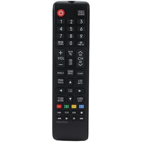 Télécommande TV ergonomique avec gros boutons – Faible consommation d'énergie – Compatible Samsung AA59-00741A – Longue portée de transmission (1/5)