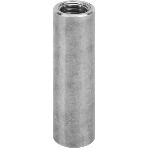 Tige de Manchon Fileté, Connecteur Rond de Tige de Manchon Fileté M10 de 2 Pouces en Acier Inoxydable de Diamètre Extérieur. (1/5)