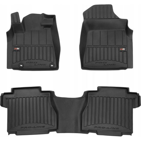 TOYOTA TUNDRA CrewMax 2010-2015 ALFOMBRAS DE GOMA Y TAPETES DE PUERTA 3D PARA MALETEROS (1/5)