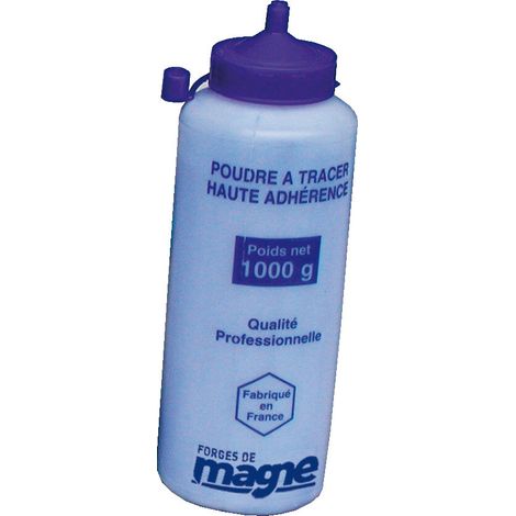 POUDRE À TRACER BLEUE (FLACON DE 1000GR) HAUTE ADHERENCE FORGES DE MAGNE - 388026