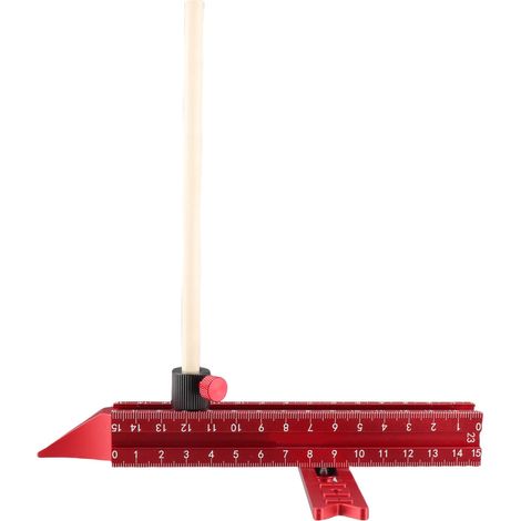 Vierseitiges Holz-Ausrichtlineal mit Skala, Positionsmarkierungswerkzeug für die Decke, magnetische Wasserwaage, Hilfsmessgerät (1/5)