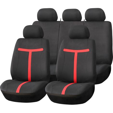 Fundas universales para asientos de coche, delanteras y traseras, juego SC07 amio-04607 (1/5)