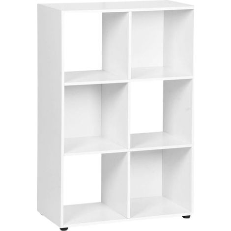 Estanterías - Estantería Luar 6 Compartimentos - Blanco