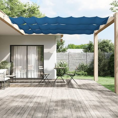 Store vertical, bleu, 60 x 420 cm, tissu Oxford (1/5)