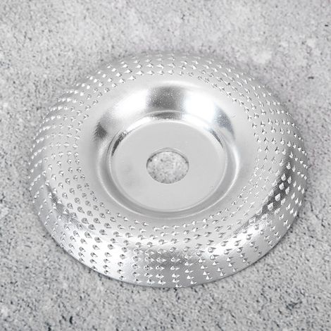 Disque de ponçage argenté pour meuleuse d'angle, outil de travail du bois (1/5)