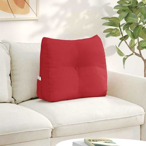 Rücken Kissen Rot 60 x 24 x 50 cm Stoff