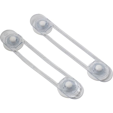 Baby safety locks, transparent child safety locks, plastic safety latches for drawers and cabinet doors (1/4)