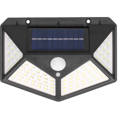 Solarleuchten IPX65 wasserdicht, 3 Beleuchtungsmodi, Bewegungsmelder-Solarwandleuchte für Garten und Flur (1/5)