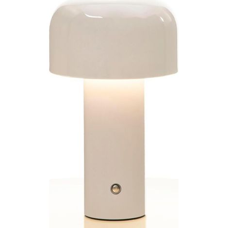Moderne dreifarbige Pilz-Tischleuchte – Touch-Schalter, ideal für Schlafzimmer, Wohnzimmer usw. – 1 Stück, weiß (1/5)
