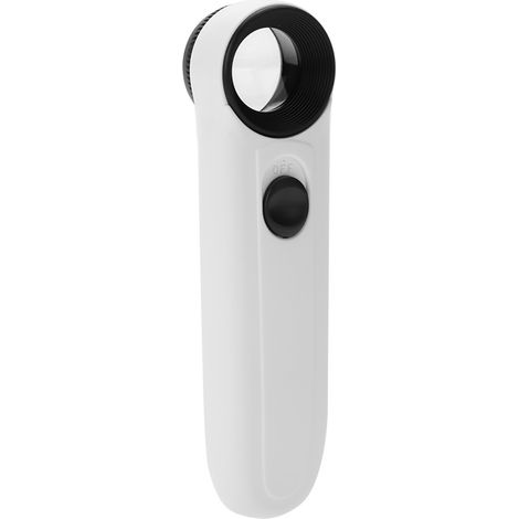 Loupe de poche MG6B-1B 40x à LED avec étui en plastique ABS (1/5)