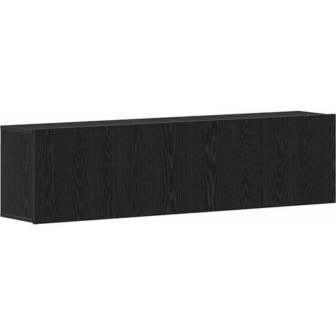 Maison Exclusive - Meubles TV 2 pièces Chêne noir 160 x 30 x 41 cm Bois d'ingénierie