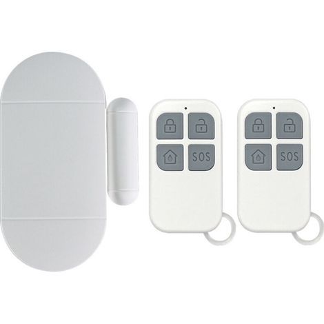 Alarme Porte,  DéTecteur Ouverture Porte Avec SirèNe Puissante De 130 Db, Alarme De Porte Et FenêTre Sans Fil MagnéTique Pour Portes, FenêTres Et Armoires, La Maison,Office(Paquet De 1)