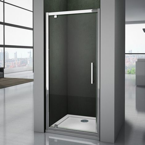 Biubiubath 900x1900mm Pivot Hinge Shower Door 5mm Safety Glass (1/5)