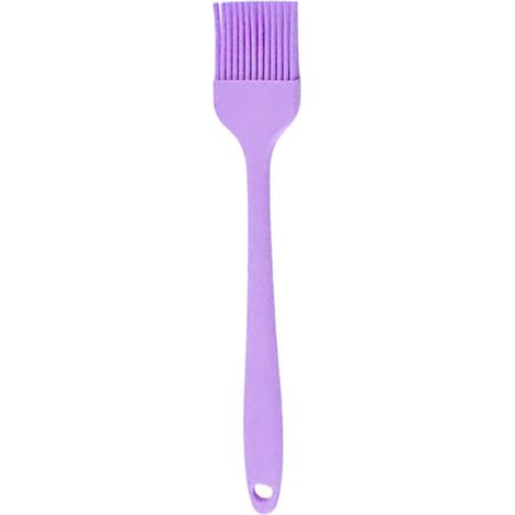 Abnehmbarer Küchenpinsel aus lebensmittelechtem Silikon, hitzebeständig - Ideal für Gebäck, Grillen, Kochen, Soßen, Butter (Hellviolett) (1/5)