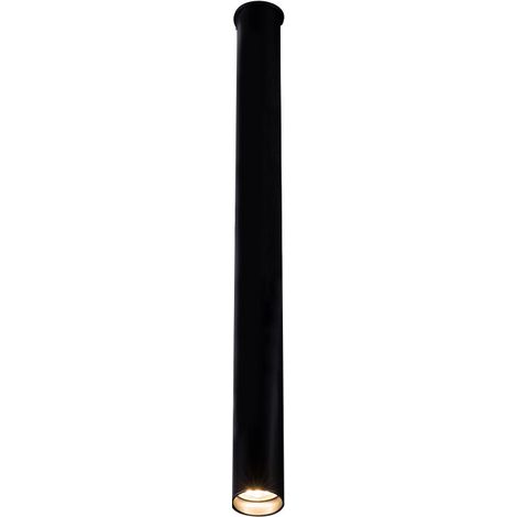 Spot plafond noir tube rond 50cm 1xGU10 Shilo Yabu (1/3)
