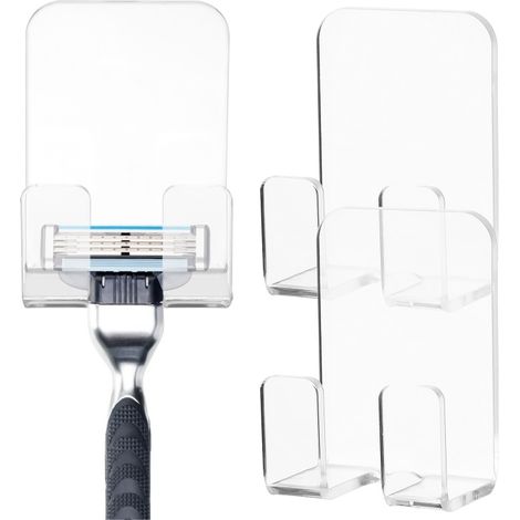 Questo set di pratici ripiani autoadesivi è adatto per bagni e cucine.