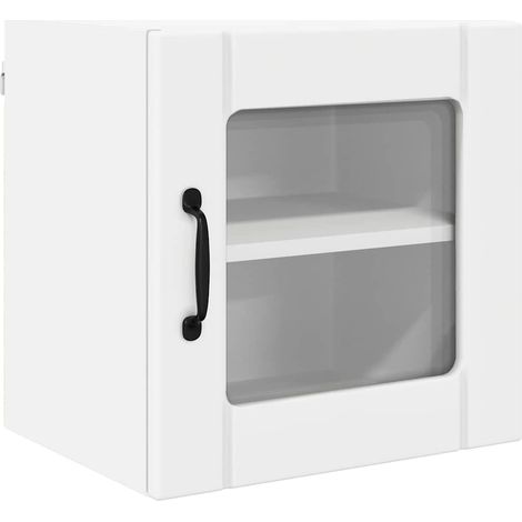Meuble Haut De Cuisine - Armoire de cuisine Blanc 40 x 31 x 40 cm Bois d'ingénierie fr31751 (1/5)