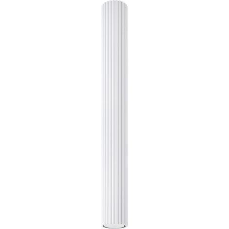 Deckenleuchte Aluminium GU10 D: 6,5 cm rund Aufputz Weiß Modern Spot Lampe Decke (1/5)