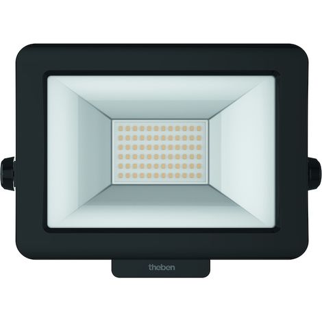 Theben – Projecteur LED extérieur 30W 3000K IP65 noir – Flux lumineux 3340 lumens – Compatible détecteur de mouvement – Montage mural et plafond (1/8)