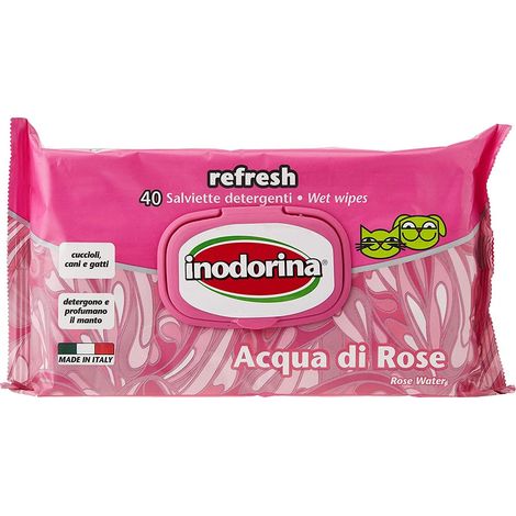 TOALLITA INODORINA ROSAS 40UDS