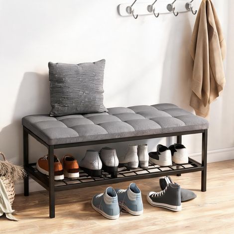 SunJet Console, table console, Banc à chaussures 90x41x40 cm - Réf. 7PJSS5AN1LSL (1/5)