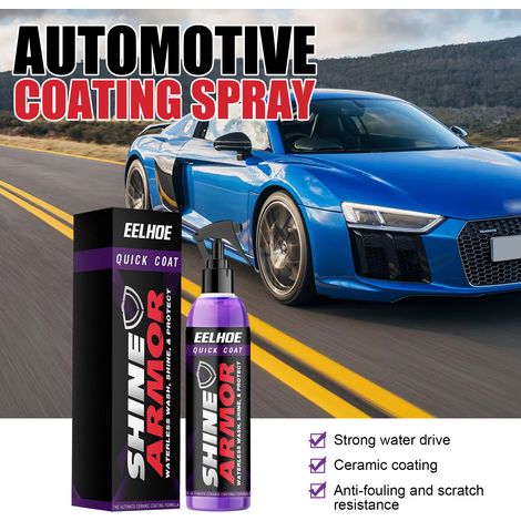 Car coating spray, hand-spray wax, micro-crystal car coating agent, purple car coating spray - 100ml box -- BIEMMEDUE (1/5)