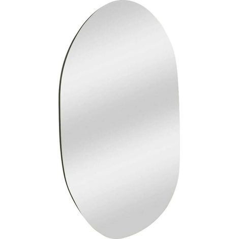 Dmora - Espejito Dpelos, Espejo, Objeto de decoración de pared, Decoración de espejo, 52x2h89 cm, Negro