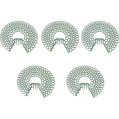 Ensemble de 5 ou 10 supports à fraises, respirants et durables, pour le jardinage (L). (1/5)
