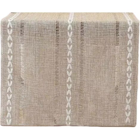 Chemin de table en coton crocheté à la main – Style champêtre américain – pour la décoration de la salle à manger (1/5)