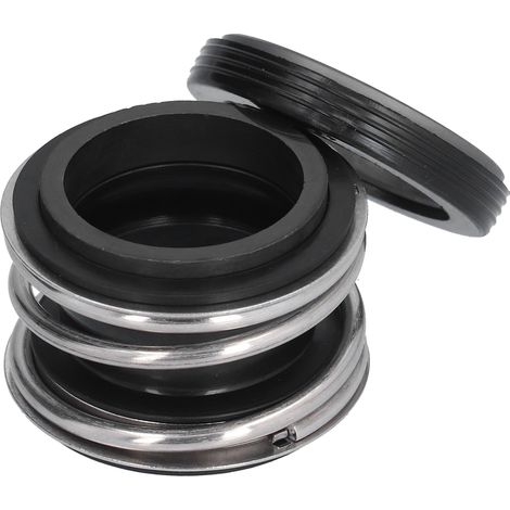 Bague d'étanchéité mécanique en carbure de silicium graphite MG1-30, adaptée aux joints mécaniques de pompes, de réacteurs et aux joints d'eau.