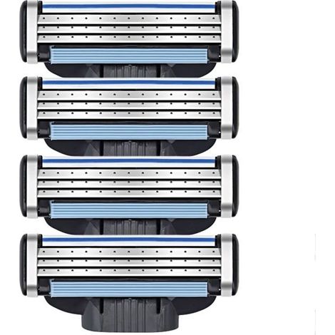 Lames de rasoir pour hommes, recharges de lames de rasoir pour Gillette, 4 pièces (1/5)