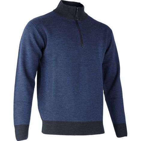 Pull camionneur bicolore JOE bleu/gris - LMA - Couleur Bleu/Gris - Taille Vêtement 2XL
