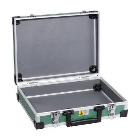 Maleta de aluminio verde Allit AluPlus Basic L 35 - 345x285x105 mm
