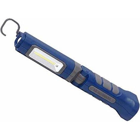 as-schwabe Lámpara de trabajo recargable LED azul