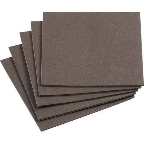 Metafranc WU0645526 Filzgleiter quadratisch, selbstklebend Braun (L x B) 200 mm x 200 mm 1 Set