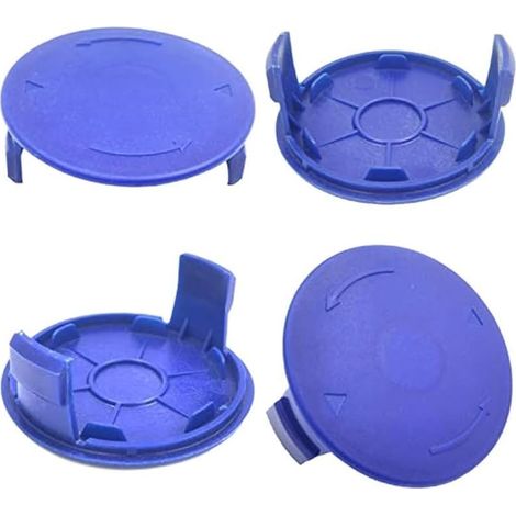 Lot de 4 couvercles de bobine en nylon pour débroussailleuse de rechange pour outils de coupe d'herbe et pièces de jardin (1/5)