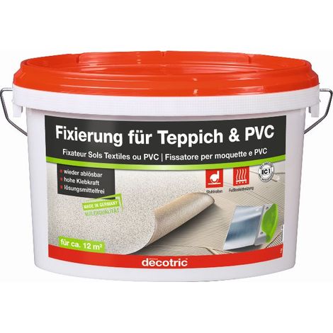 Decotric Fixierung für Teppich und PVC 3 kg Teppich- & PVC-Kleber