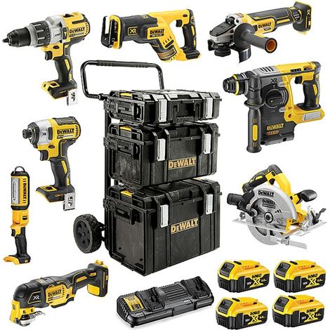 Dewalt DCK853P4 18V 8 Piece Brushless Powertool Kit (4 x 5.0Ah)