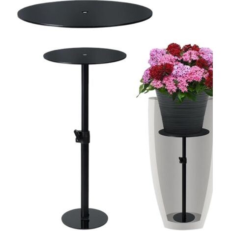 Grand organisateur de colonne, support pour table d'intérieur, porche extérieur avec surélevé, convient pour le balcon d'angle de sol, résine blanche, accessoire de multi-usage, utilisation à