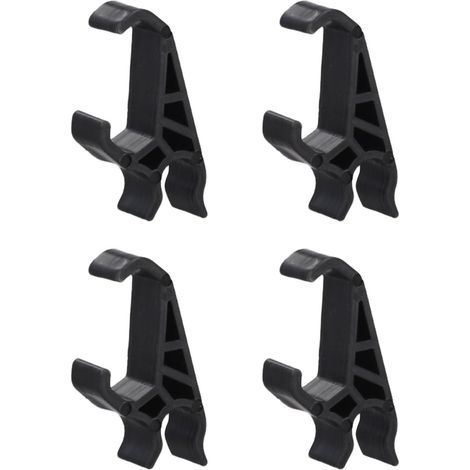 Lot de 4 colliers de serrage pour bâche de lit de camion MX4 - Pour pièces de rechange en plastique de qualité supérieure - Fixation sécurisée - Installation facile - Robuste (1/5)