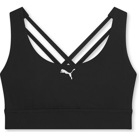 Puma Damen Sport-BH Training MID Impact Schwarz 68951901 R XL (1/2)