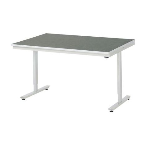 RAU Arbeitstisch adlatus 150 elektrisch höhenverstellbar Linoleum-/Universal-Platte 1500 mm x 1000 mm (1/3)