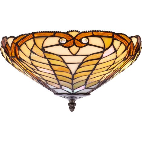 An der Decke befestigte Deckenleuchte mit Schirm der Dalí-Serie mit 45 cm Durchmesser