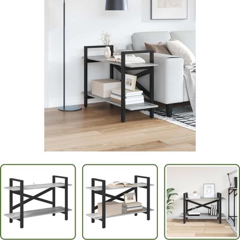 Étagère industrielle - Étagère Gris Sonoma 100 x 33,5 x 64 cm Bois d'ingénierie (1/5)